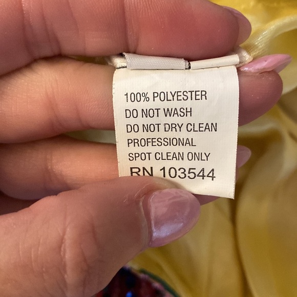 Cache Y2K Backless Abstract Beaded Formal Dress Size 4 - Picture 11 of 11